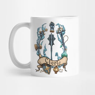 Cleric Dungeons and Dragons Class Design Mug